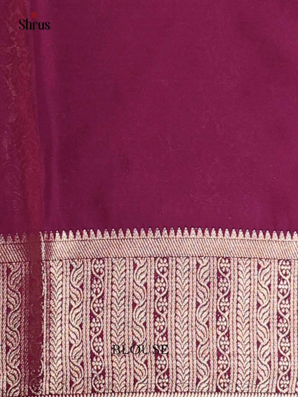 Teal & Wine - Mysoresilk-halfpure Saree - Shop on Shrus.com