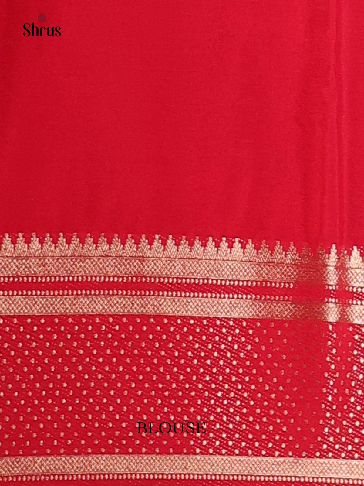 Purple & Red - Mysoresilk-halfpure Saree - Shop on Shrus.com