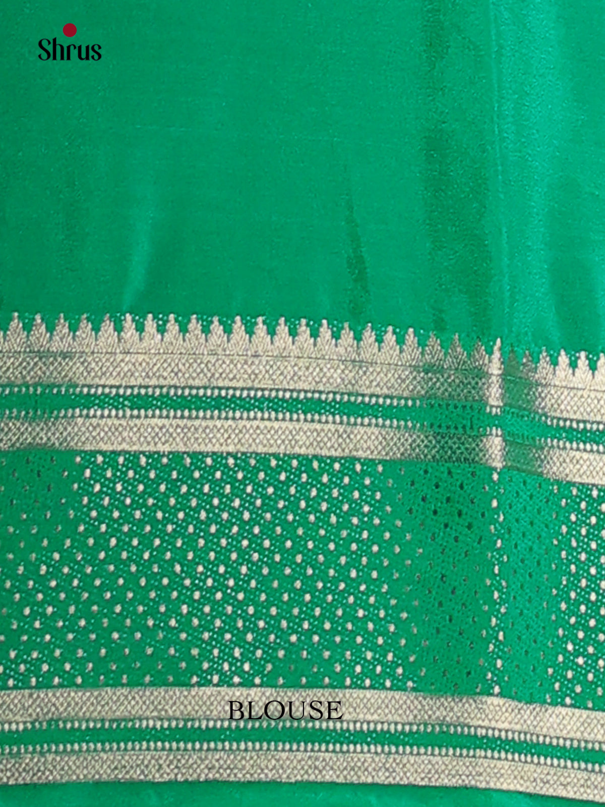 Pink & Green - Mysoresilk-halfpure Saree - Shop on Shrus.com