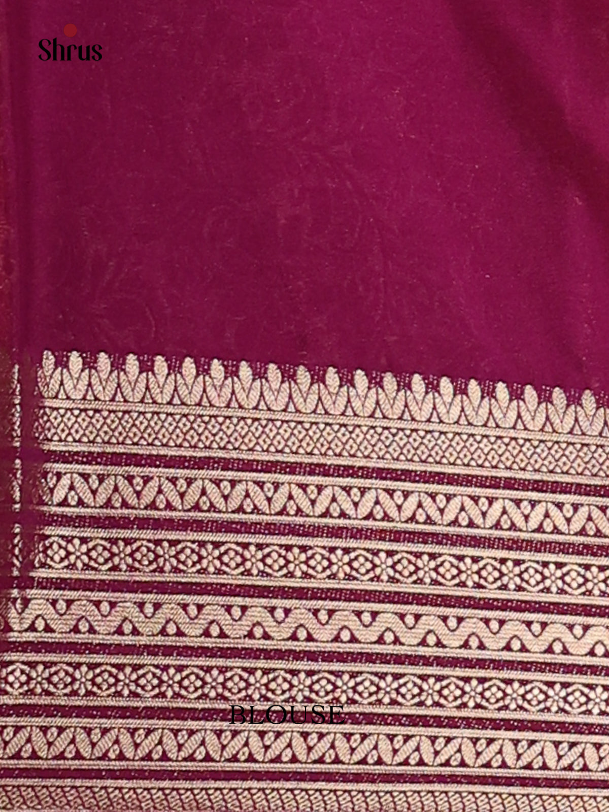 Lotus Pink & Wine - Mysoresilk-halfpure Saree - Shop on Shrus.com