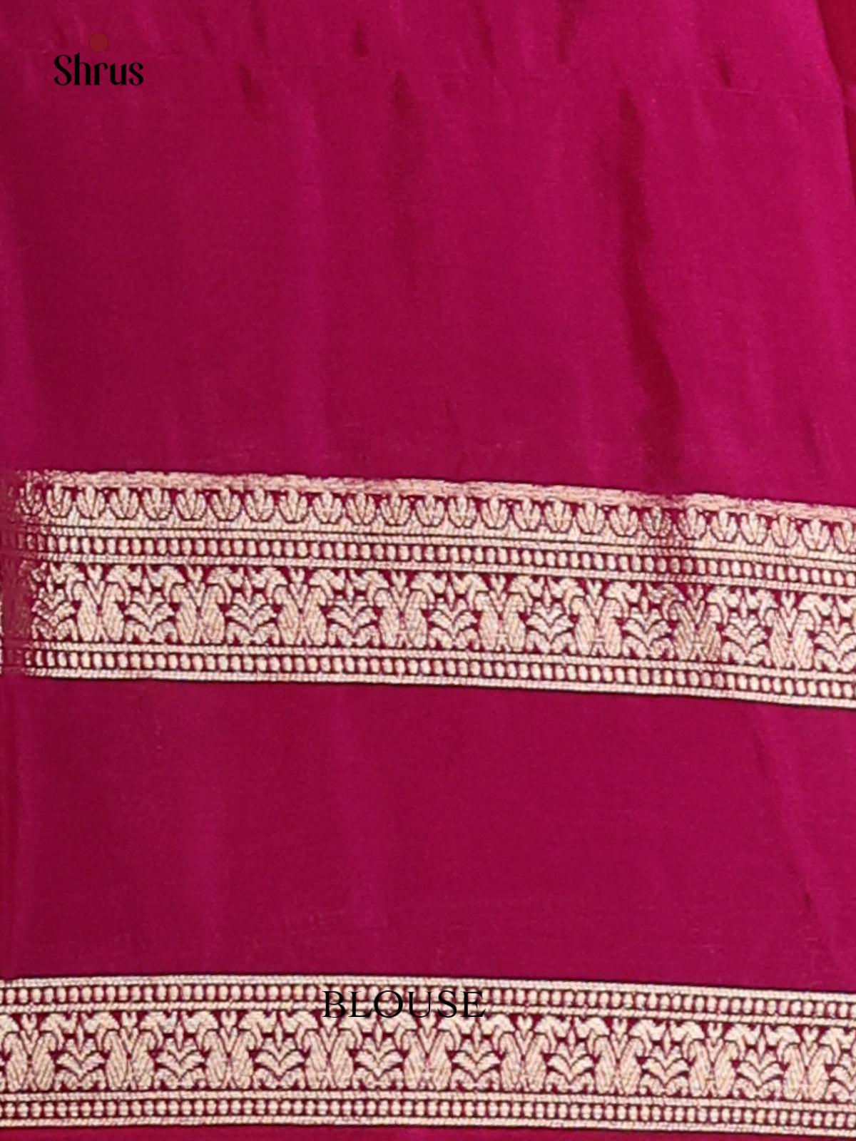 Pink & Maroon- Mysoresilk-halfpure Saree - Shop on Shrus.com