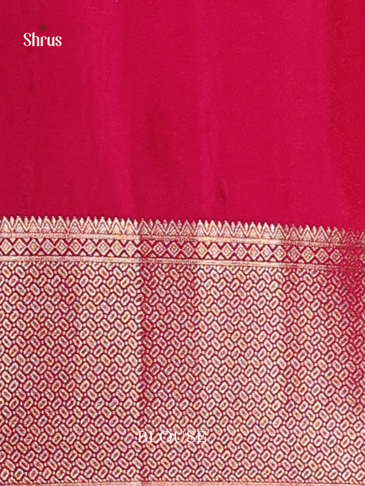 Orange & Red- Mysoresilk-halfpure Saree - Shop on Shrus.com