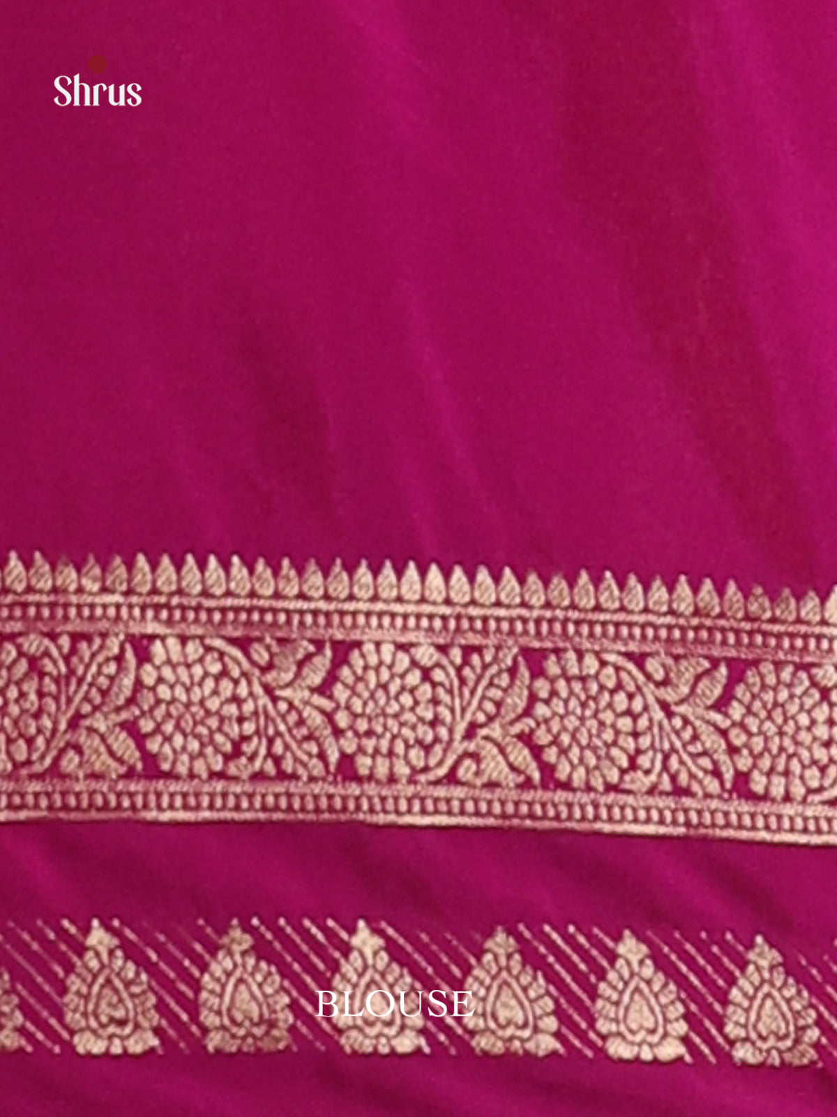 Pista Green & Majenta - Mysoresilk-halfpure Saree - Shop on Shrus.com