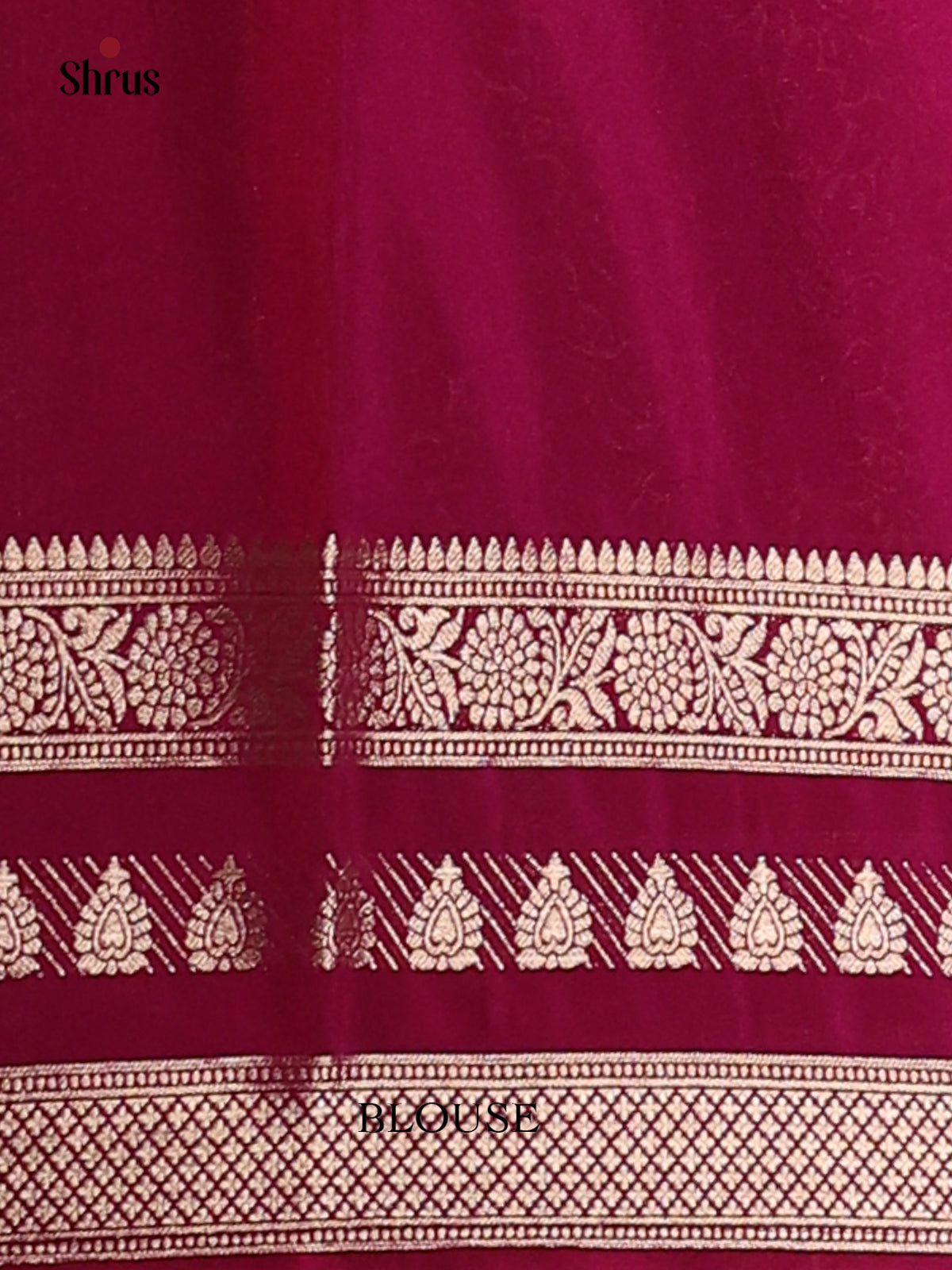 Pink & Maroon - Mysoresilk-halfpure Saree - Shop on Shrus.com
