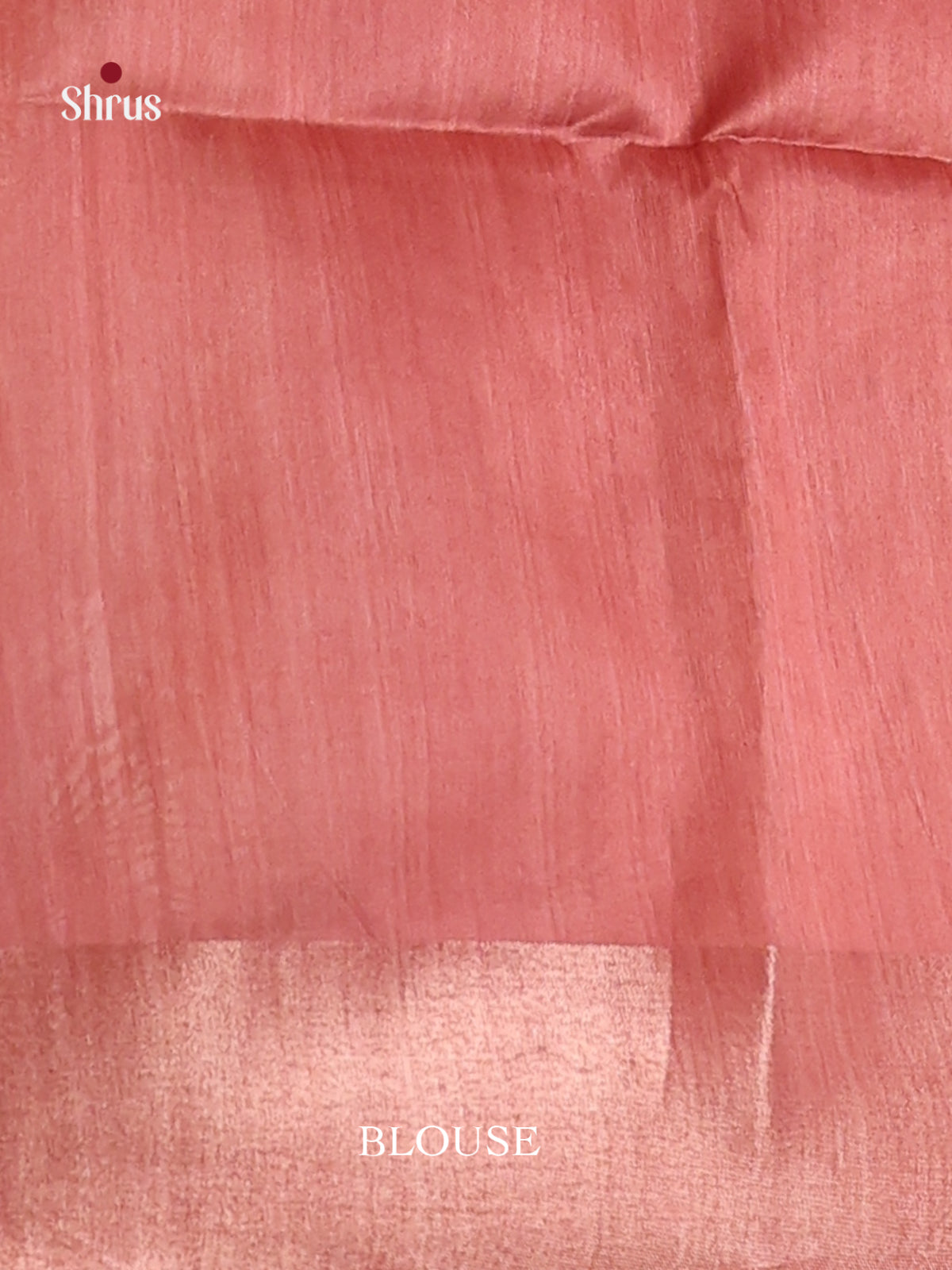 Pink & Brown - Champa semitussar Saree - Shop on Shrus.com