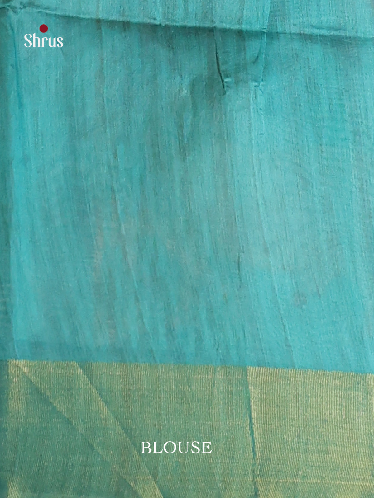 Teal - Champa semitussar Saree - Shop on Shrus.com