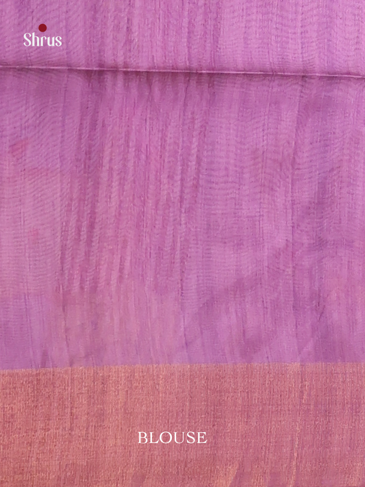 Lavender & Purple - Champa semitussar Saree - Shop on Shrus.com