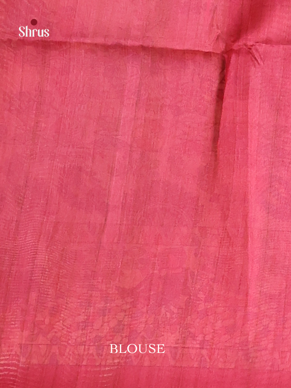 Blue & Red- Champa semitussar Saree - Shop on Shrus.com