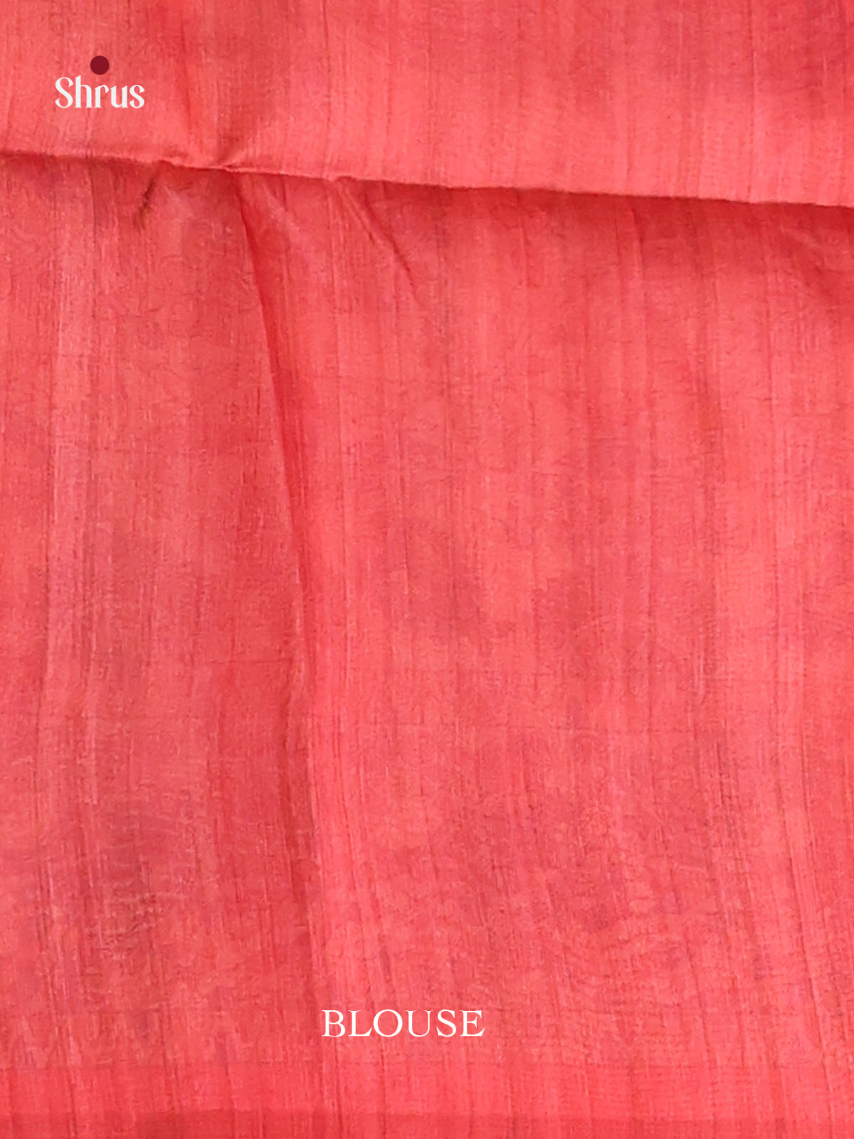 Orange & Red- Champa semitussar Saree - Shop on Shrus.com