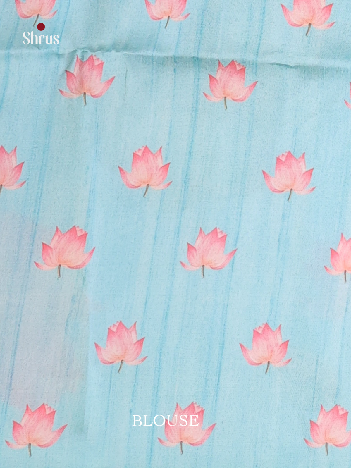 Pink & Blue - Champa semitussar Saree - Shop on Shrus.com