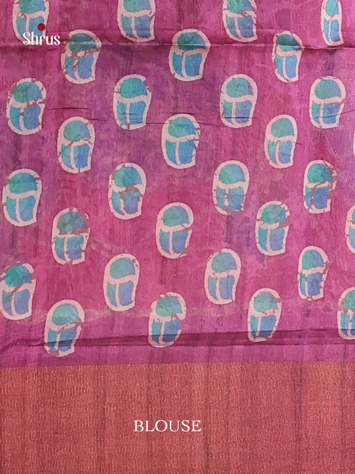 Pink - Champa semitussar Saree - Shop on Shrus.com