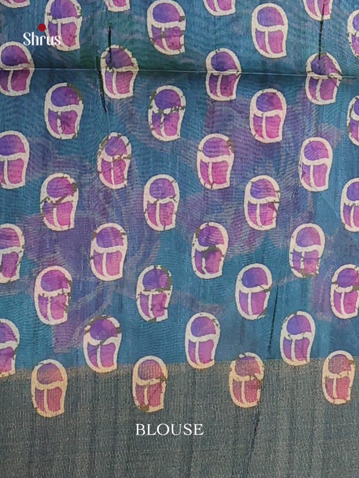 Blue - Champa semitussar Saree - Shop on Shrus.com