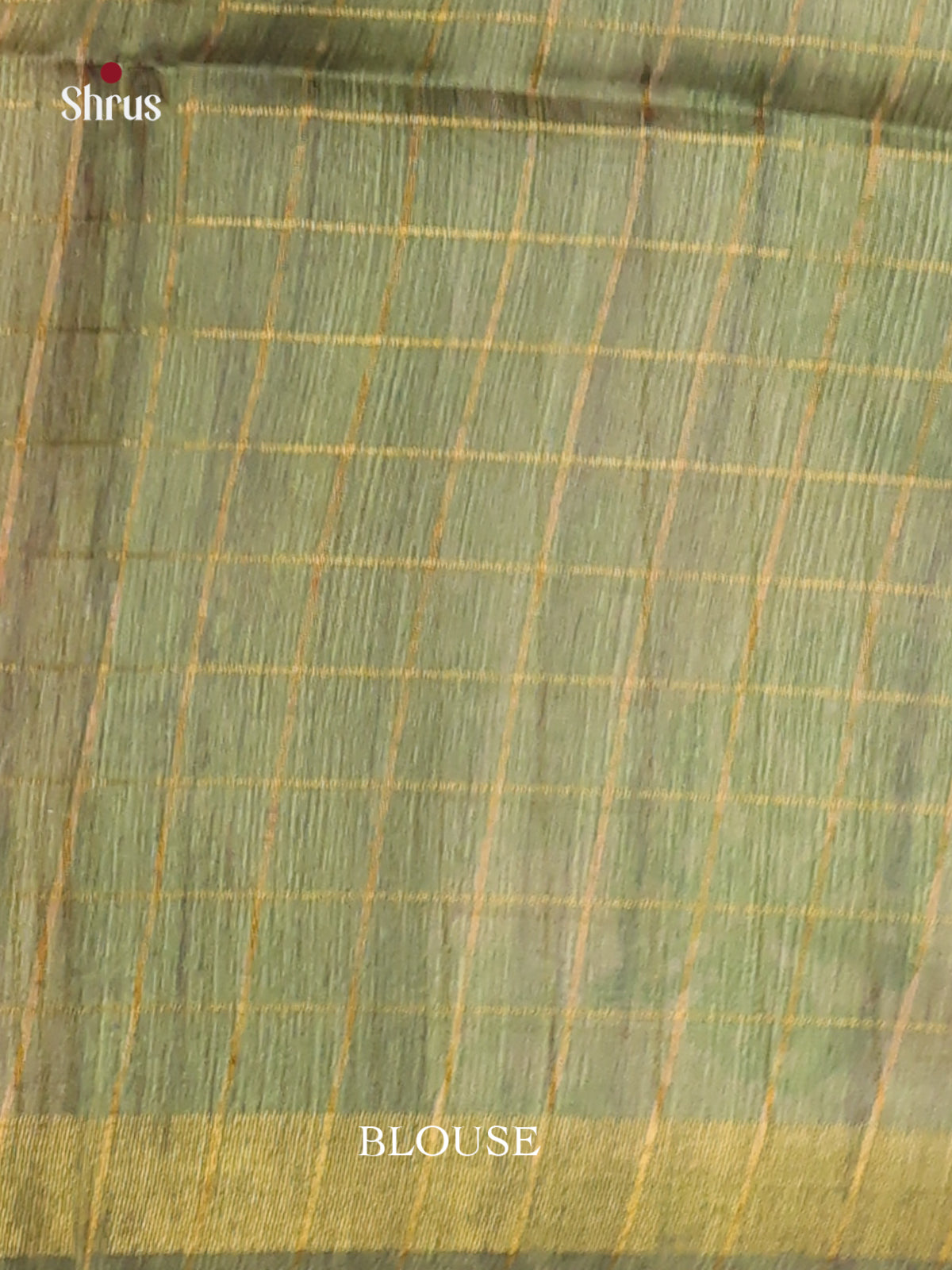 Cream & Green - Champa semitussar Saree - Shop on Shrus.com