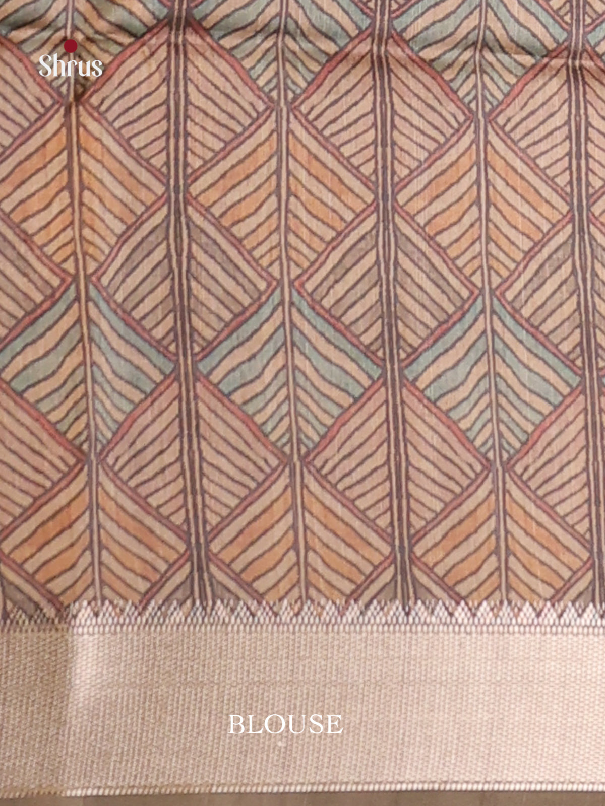 Brown - Champa semitussar Saree - Shop on Shrus.com