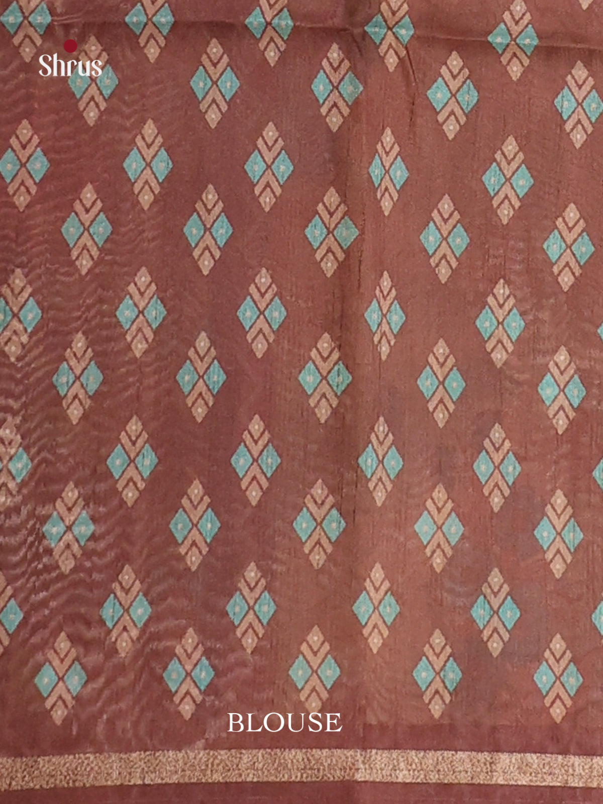 Green & Brown - Champa semitussar Saree - Shop on Shrus.com