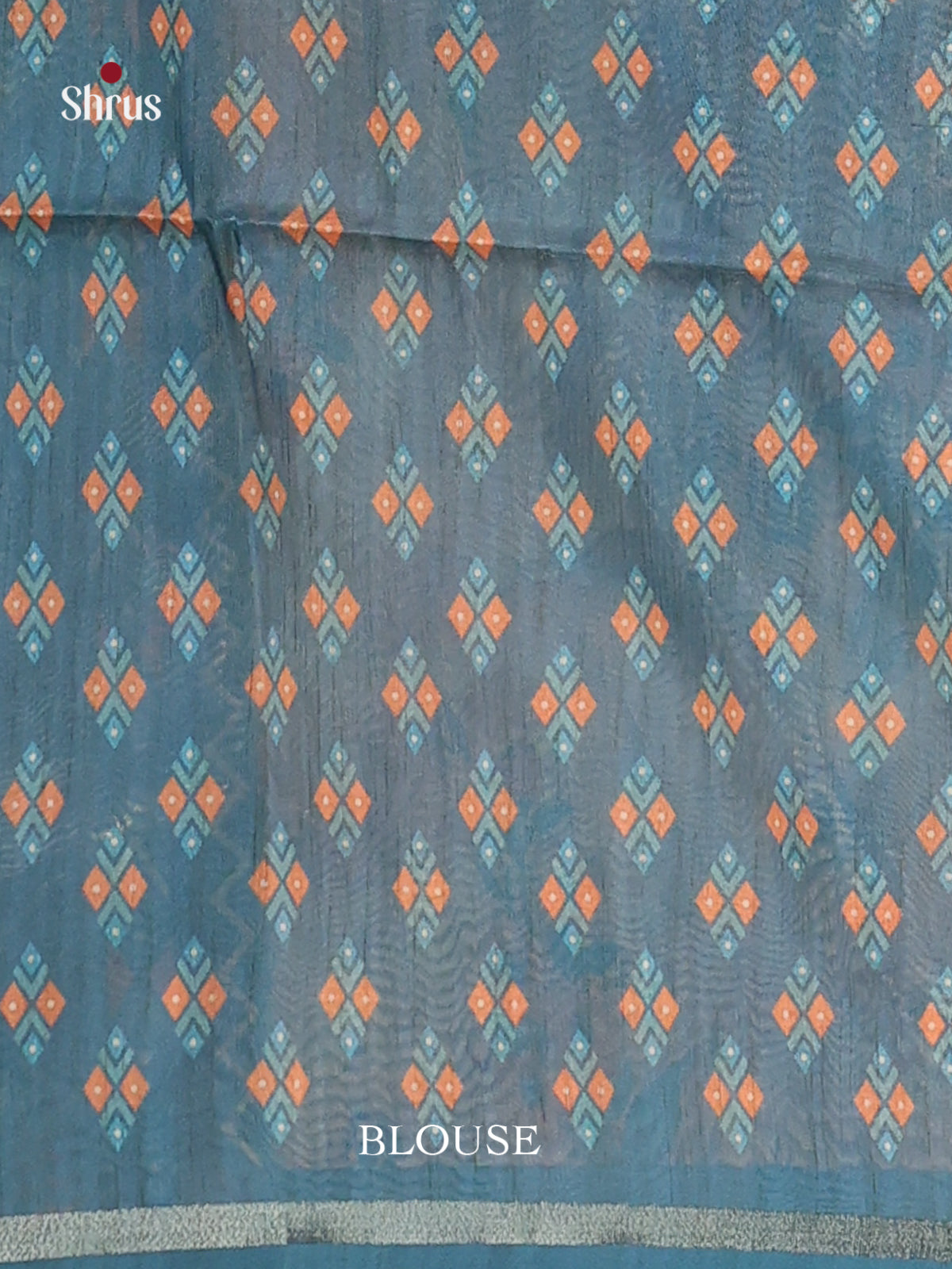 Brown & Blue - Champa semitussar Saree - Shop on Shrus.com