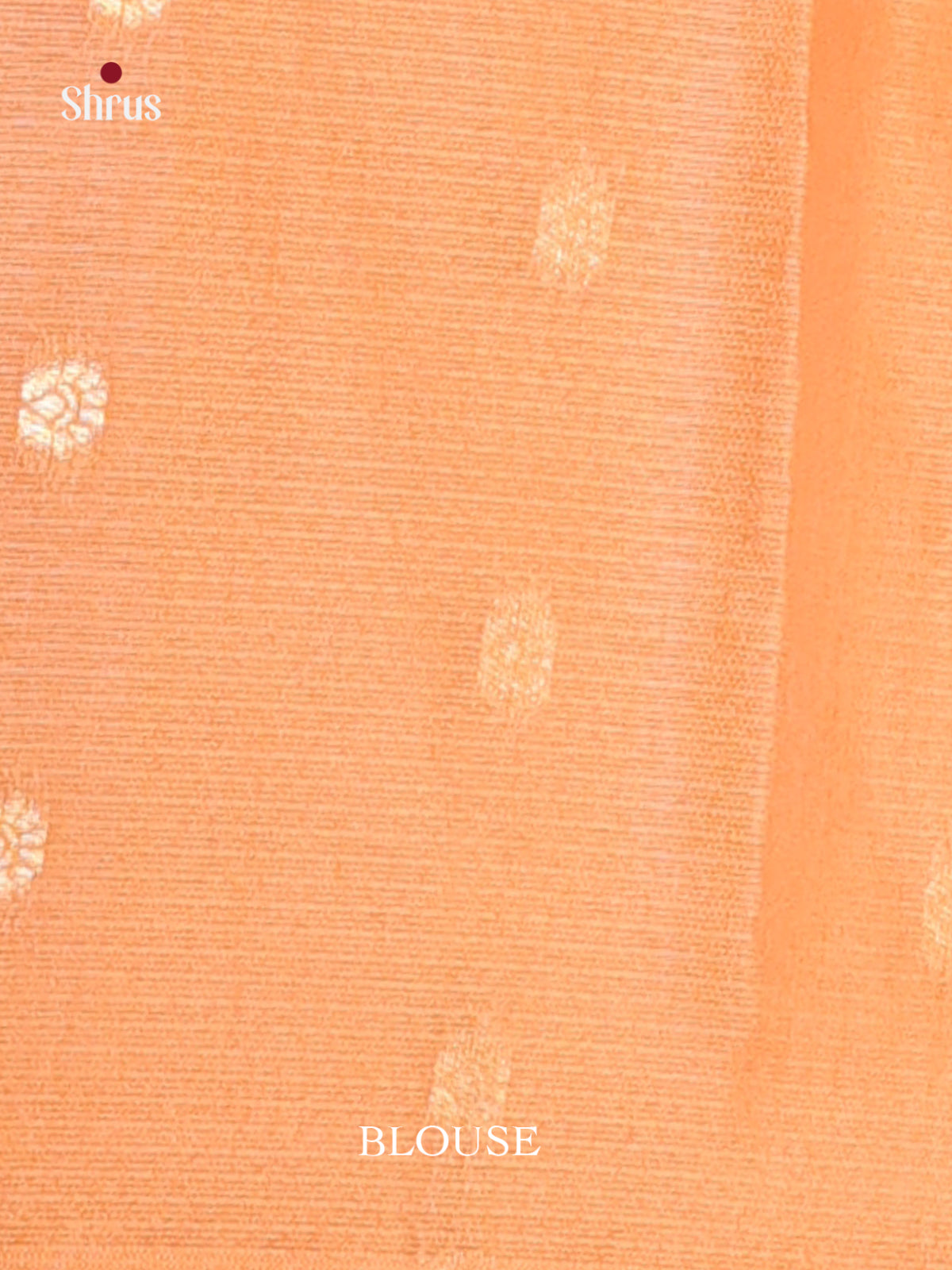 Blue & Orange - Champa semitussar Saree - Shop on Shrus.com