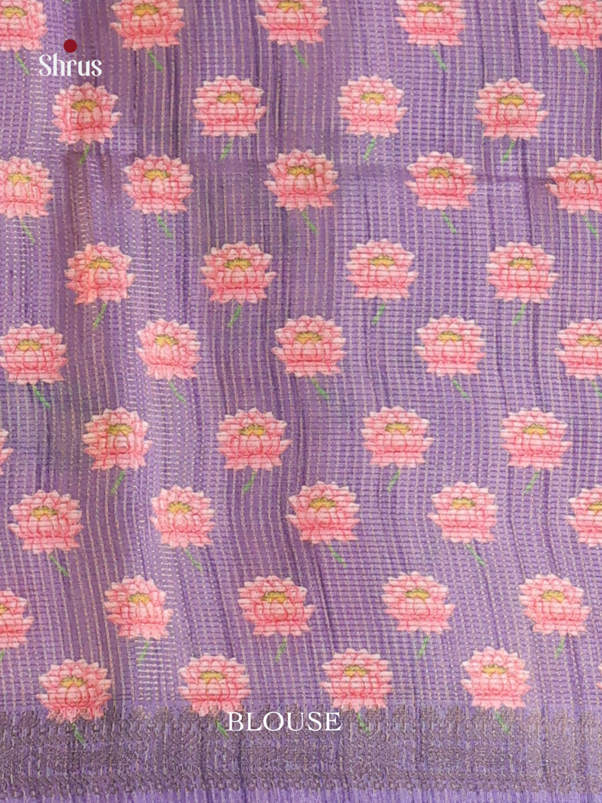 Lavender & Purple - Champa semitussar Saree - Shop on Shrus.com