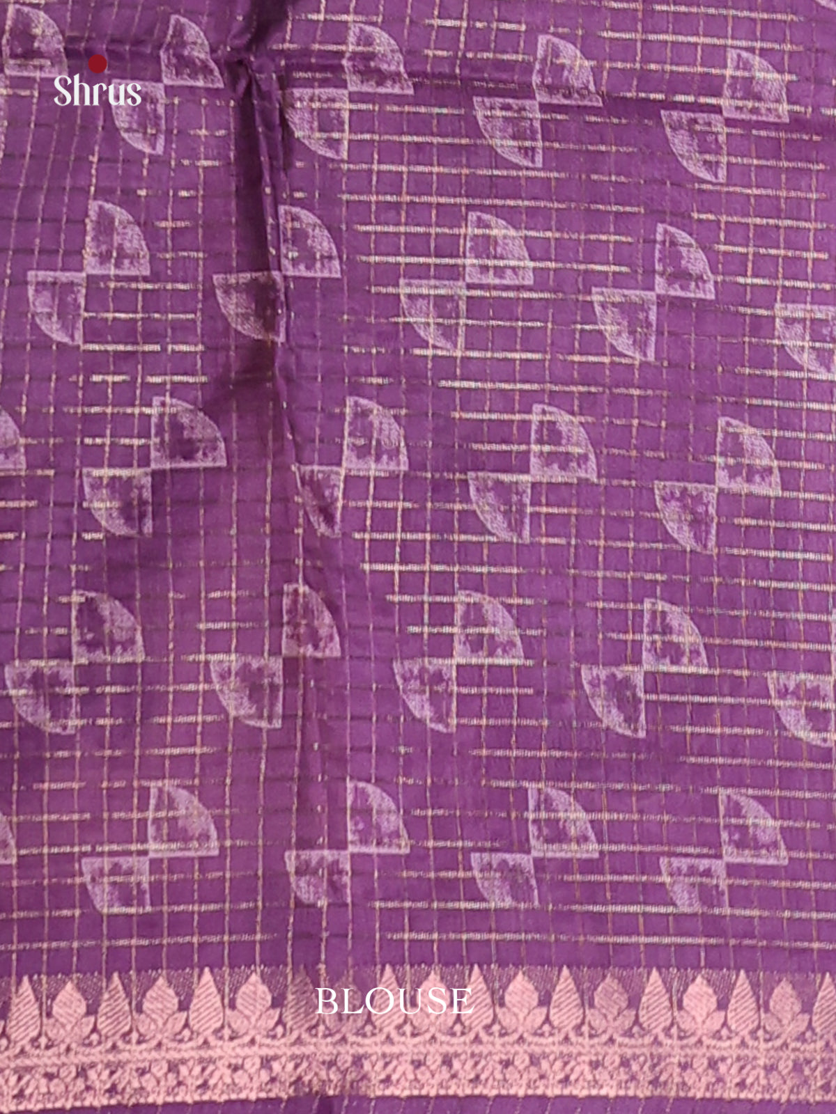 Purple & Orange - Champa semitussar Saree - Shop on Shrus.com