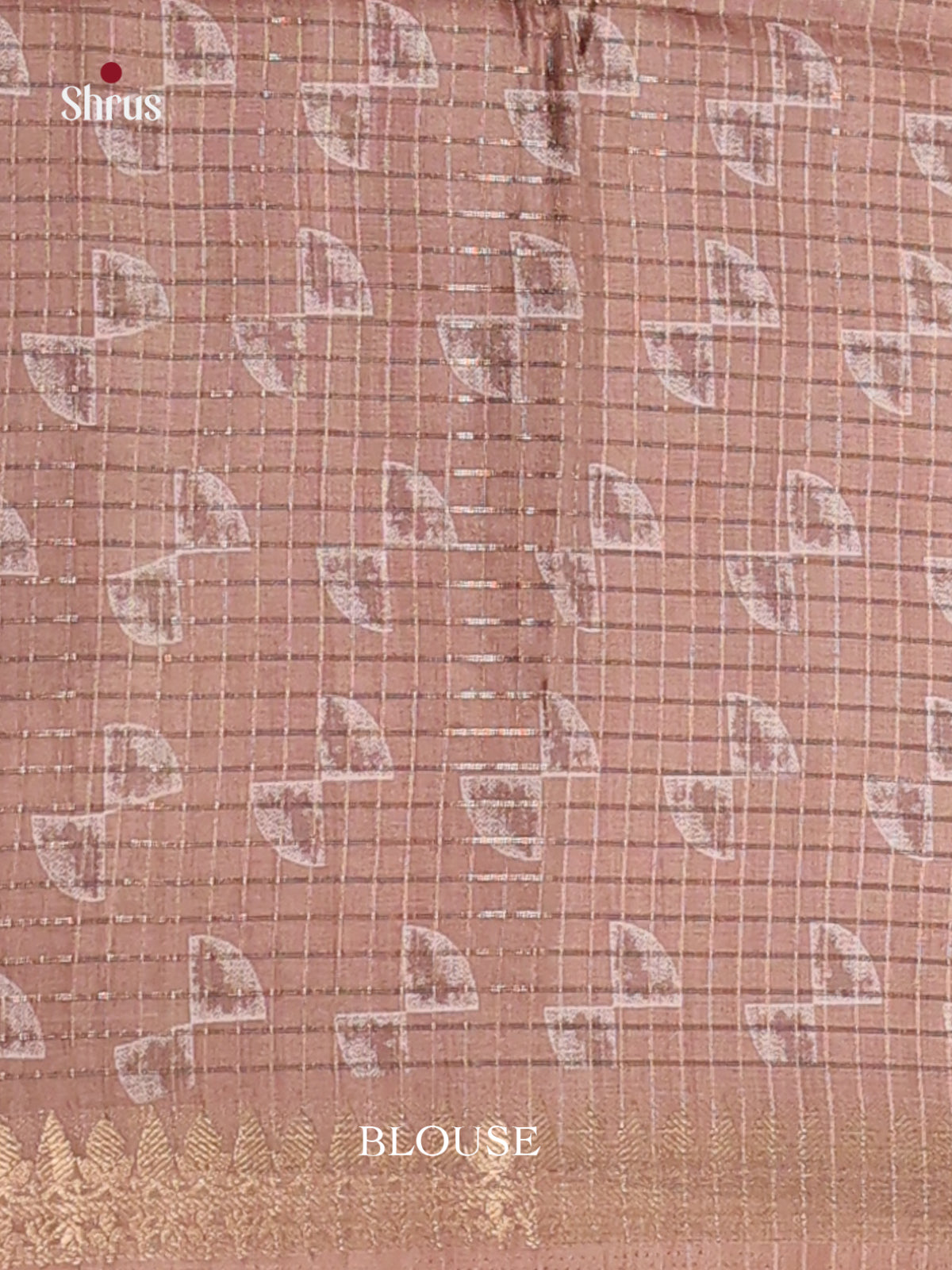 Brown & Purple - Champa semitussar Saree - Shop on Shrus.com