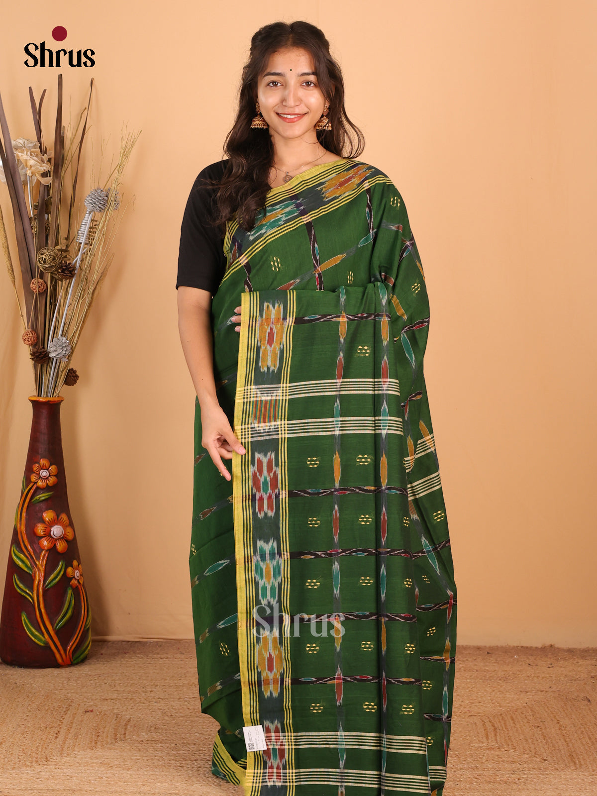 DCS03146 - Bengal cotton Saree - Shop on Shrus.com
