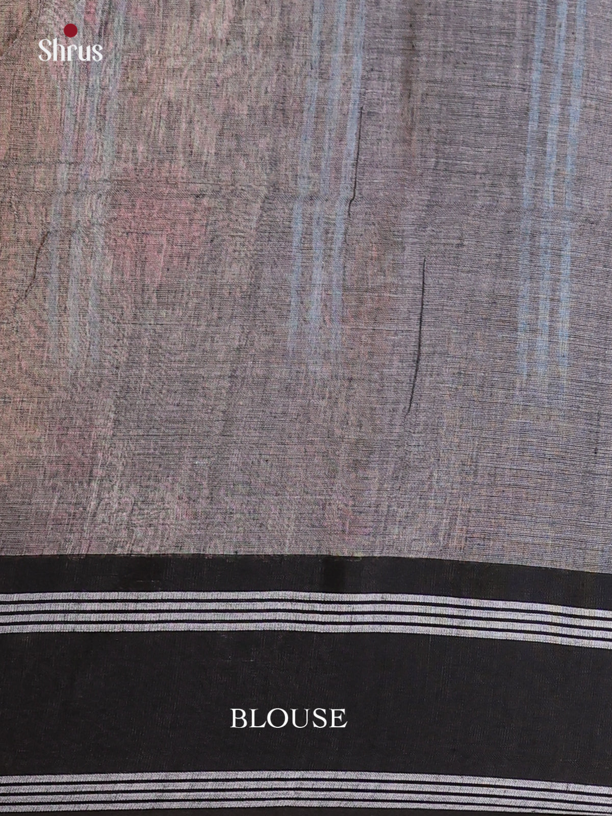 Blue & Grey - Bengal cotton Saree - Shop on Shrus.com