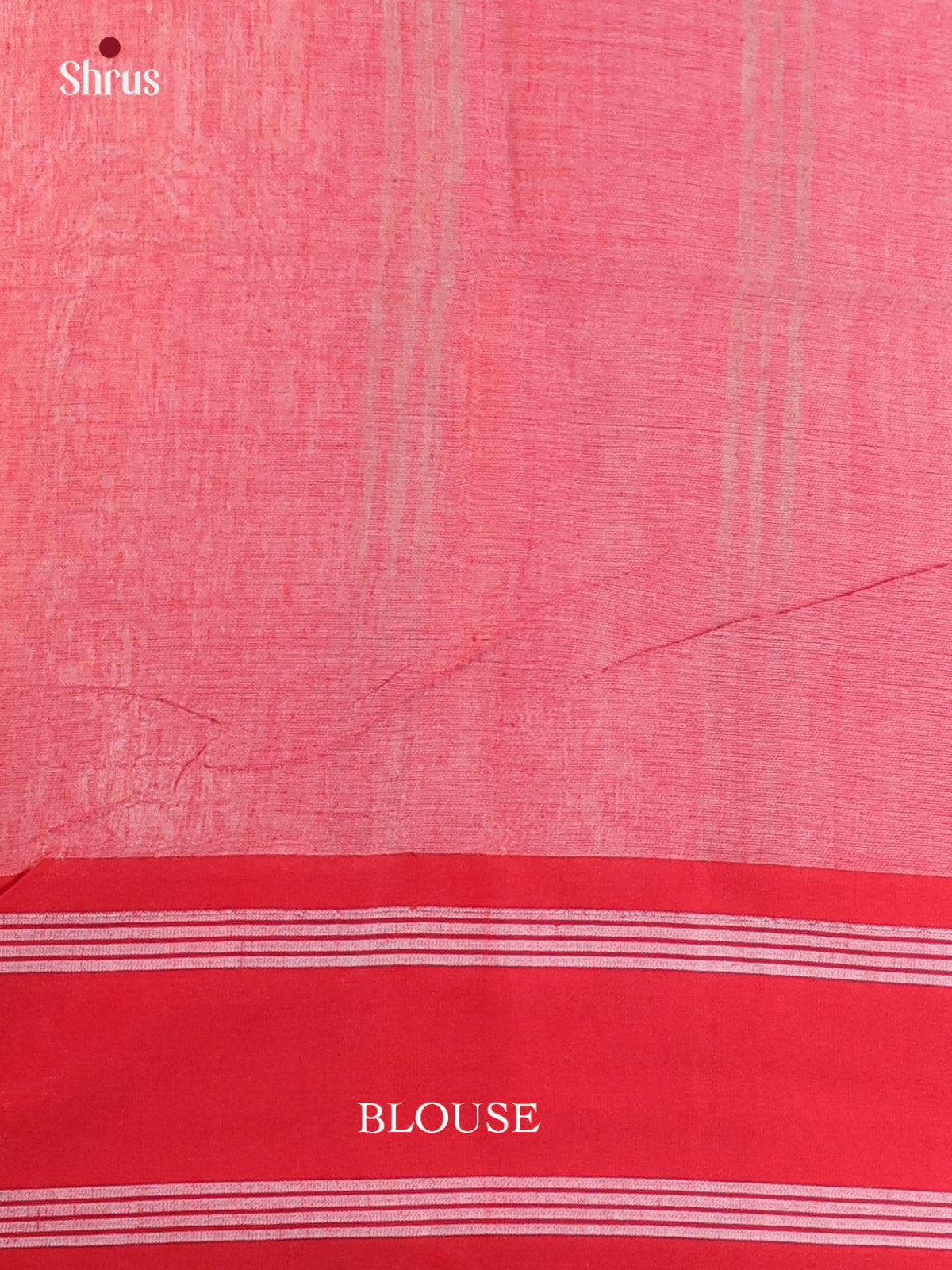 Pastel Green & Red- Bengal cotton Saree - Shop on Shrus.com