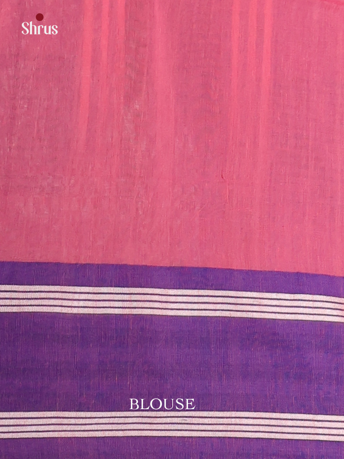 Pink & Purple - Bengal cotton Saree - Shop on Shrus.com