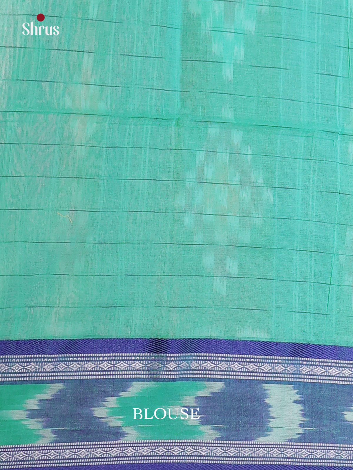 Teal Green & Purple - Bengal cotton Saree - Shop on Shrus.com