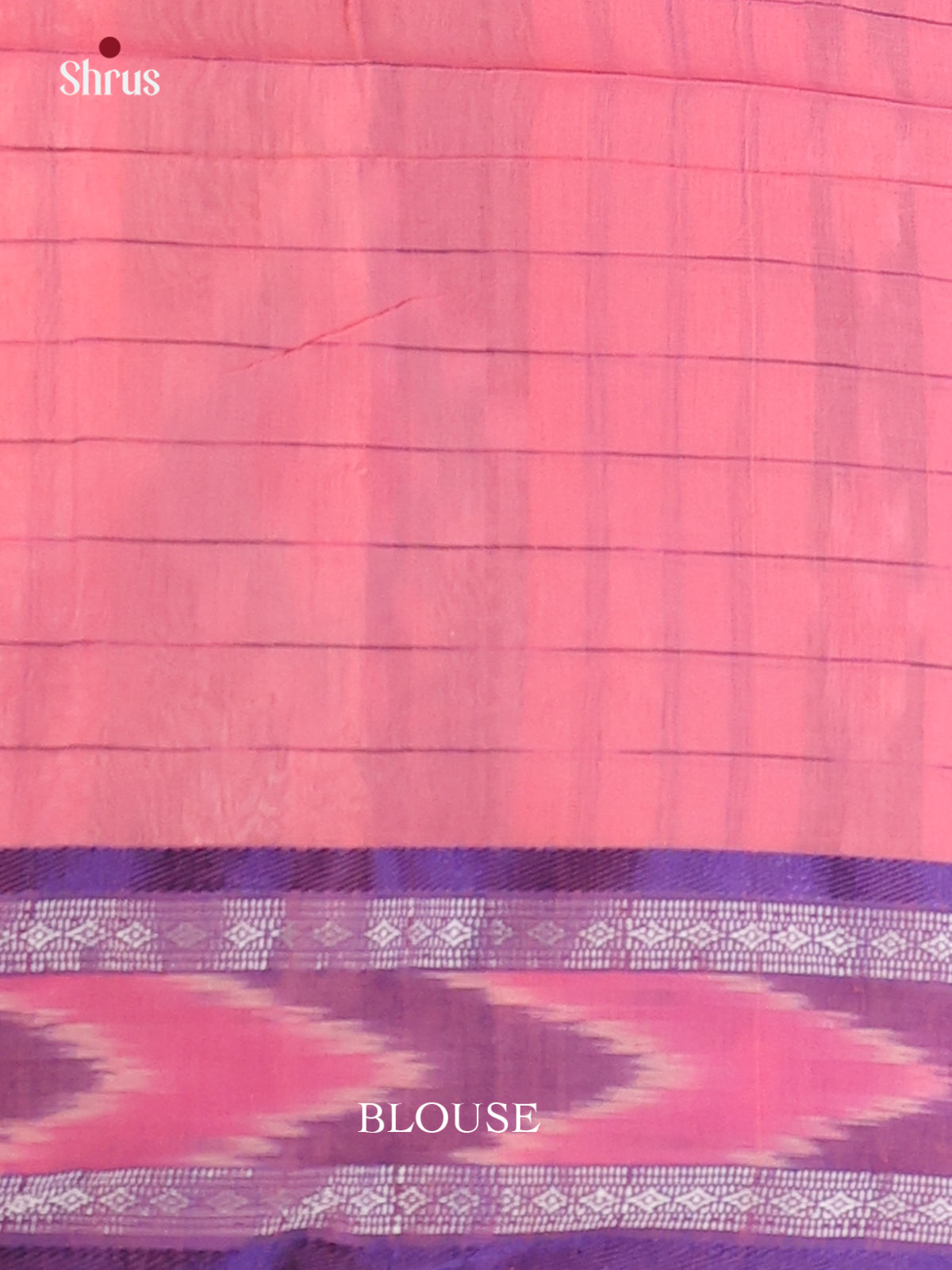 Pink & Purple - Bengal cotton Saree - Shop on Shrus.com