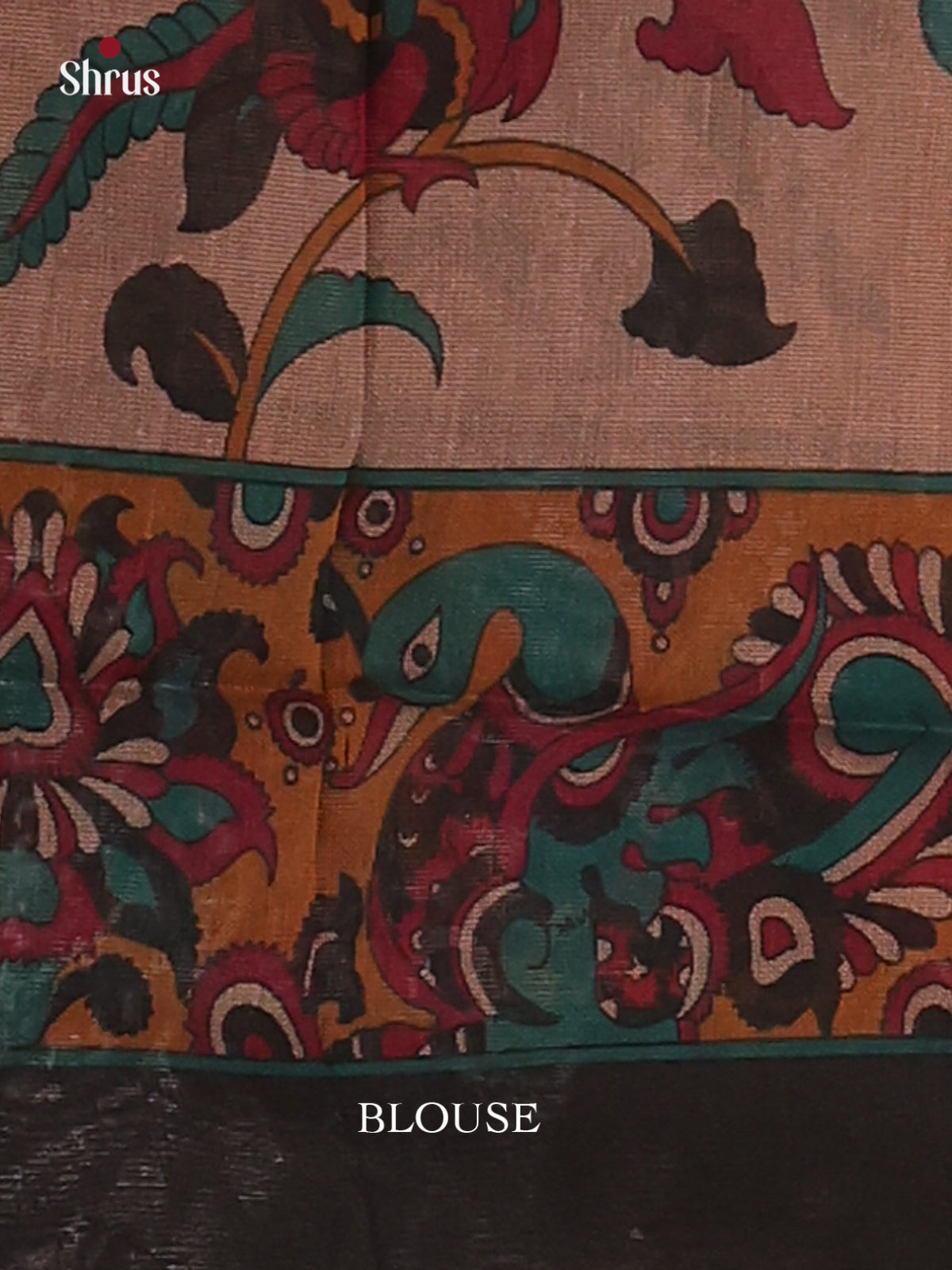 Maroon & Brown - Bengal cotton Saree - Shop on Shrus.com
