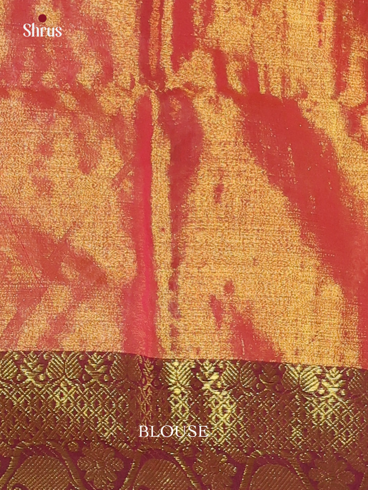 Orange - Bengal cotton Saree - Shop on Shrus.com
