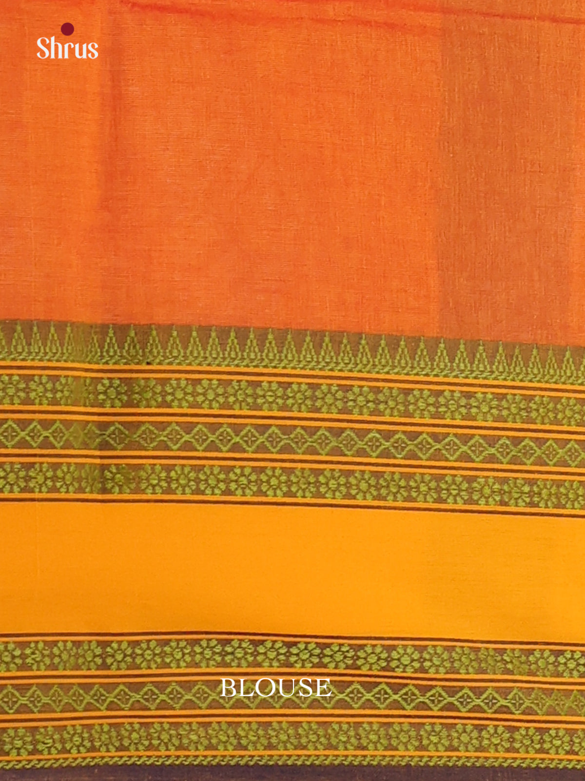 Purple & Green - Bengal cotton Saree - Shop on Shrus.com