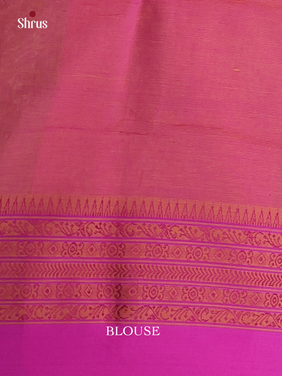 Dark Mustard & Purple- Bengal cotton Saree - Shop on Shrus.com