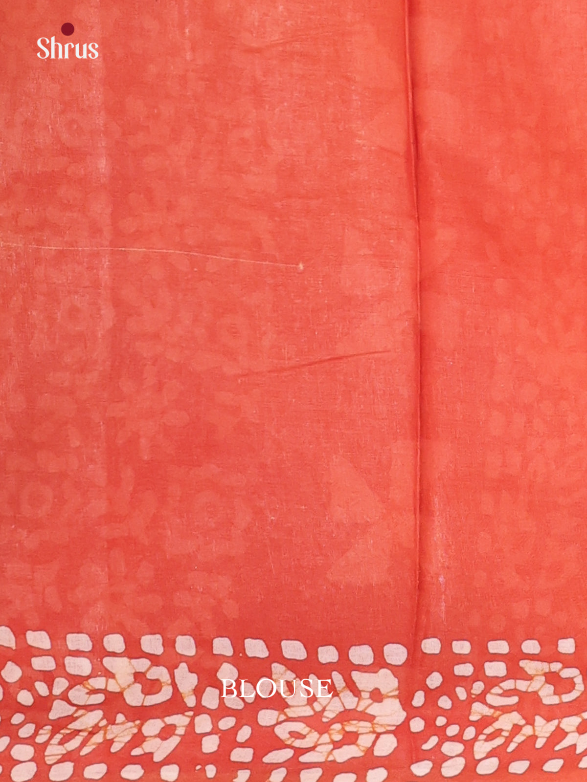 Orange - Bhatik Saree - Shop on Shrus.com
