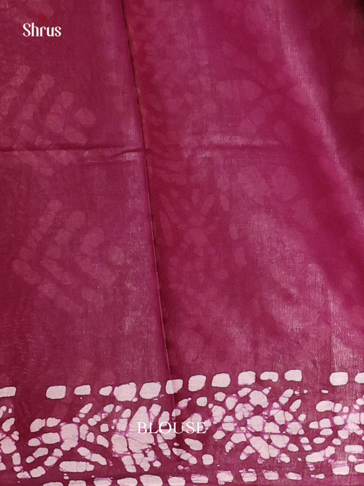 Maroon - Bhatik Saree - Shop on Shrus.com