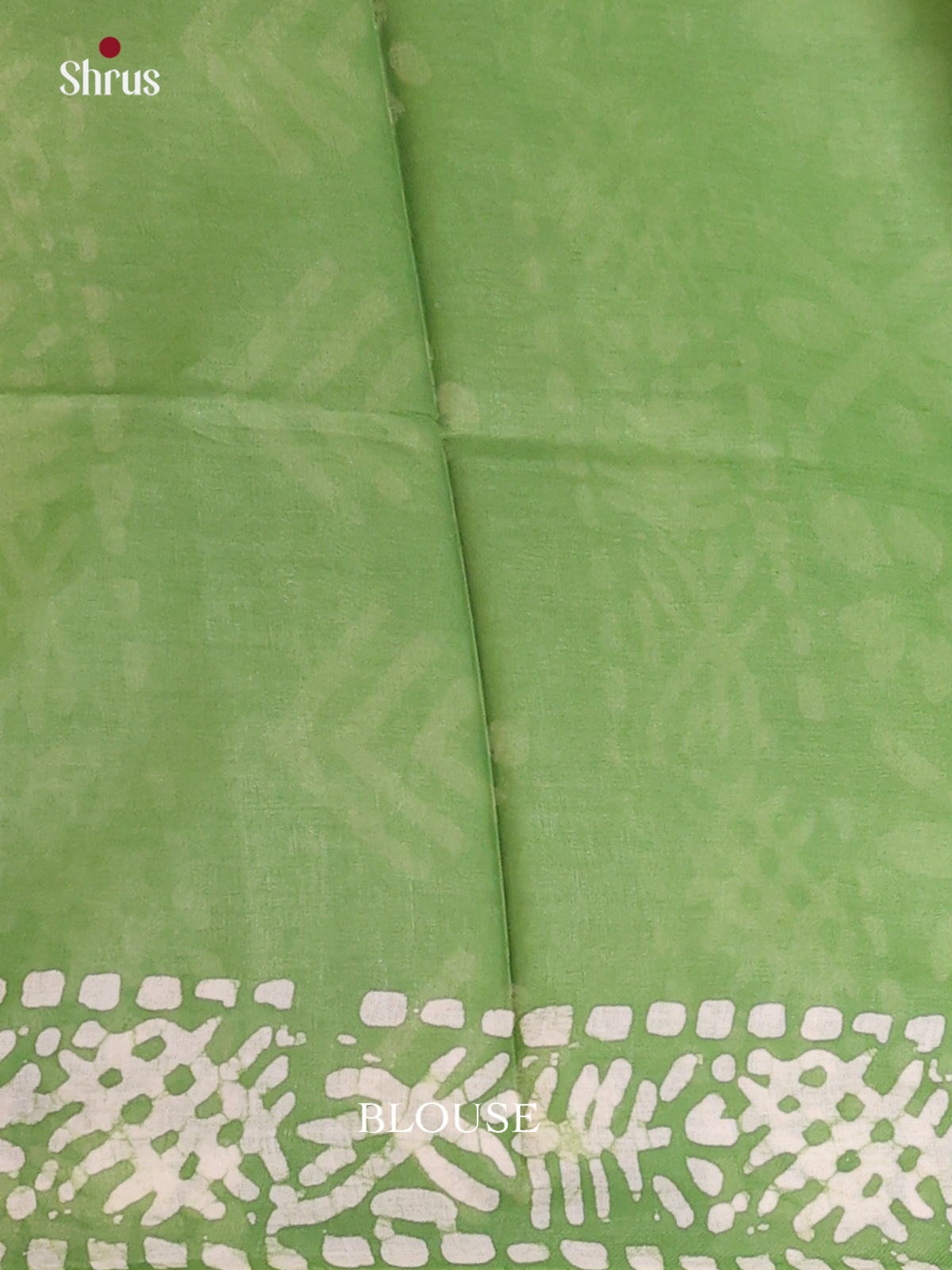Lite Green - Bhatik Saree - Shop on Shrus.com