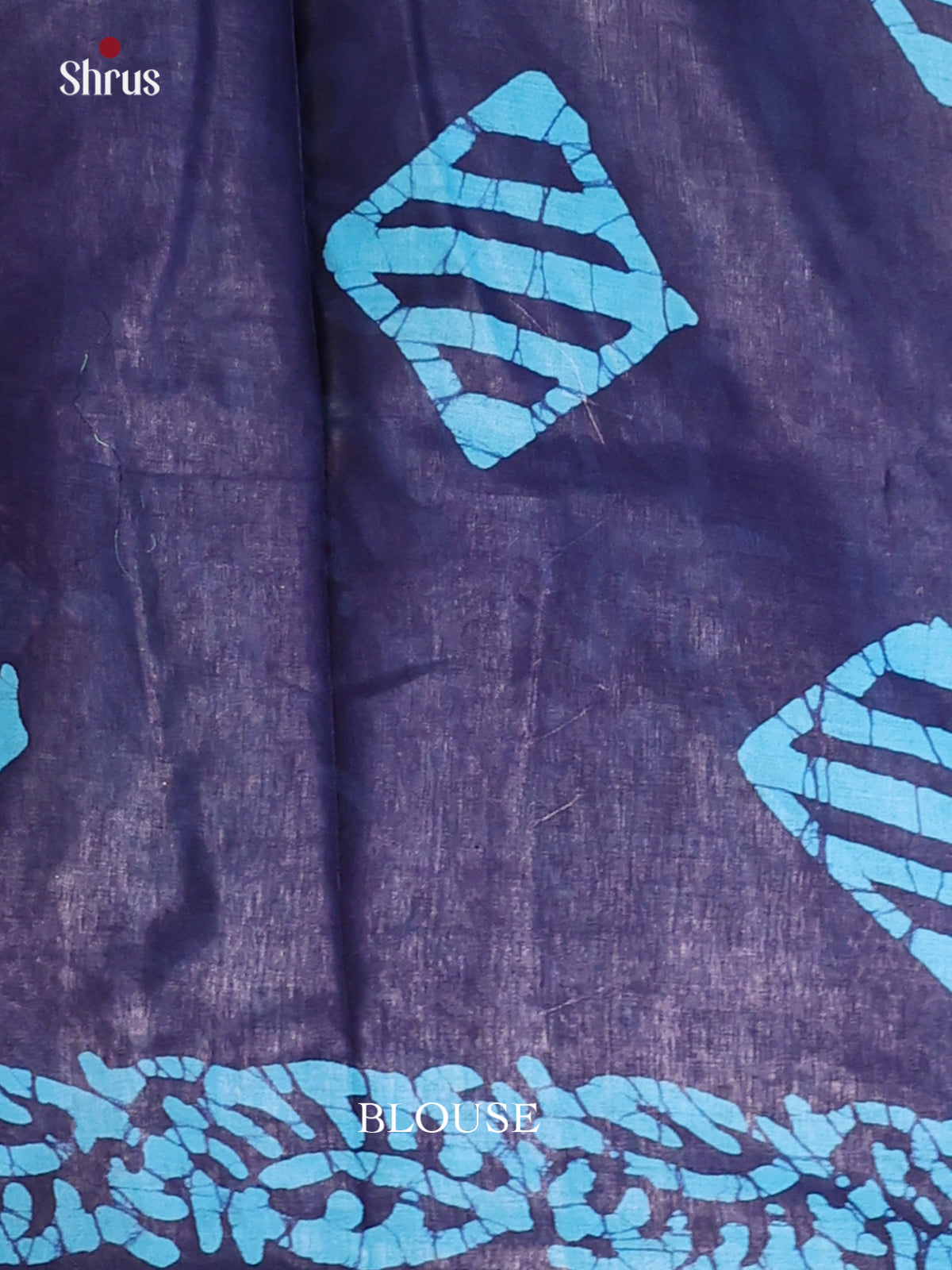 Blue - Bhatik Saree - Shop on Shrus.com