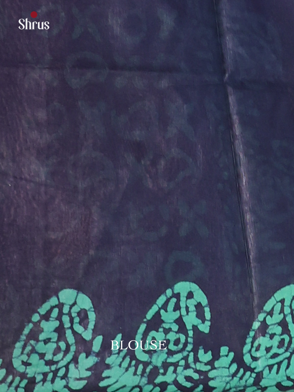 Blue & Green- Bhatik Saree - Shop on Shrus.com