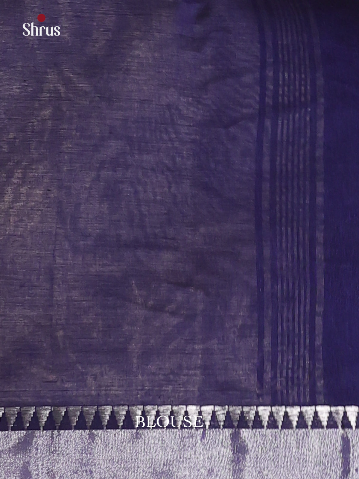 Blue- Bengal cotton Saree - Shop on Shrus.com