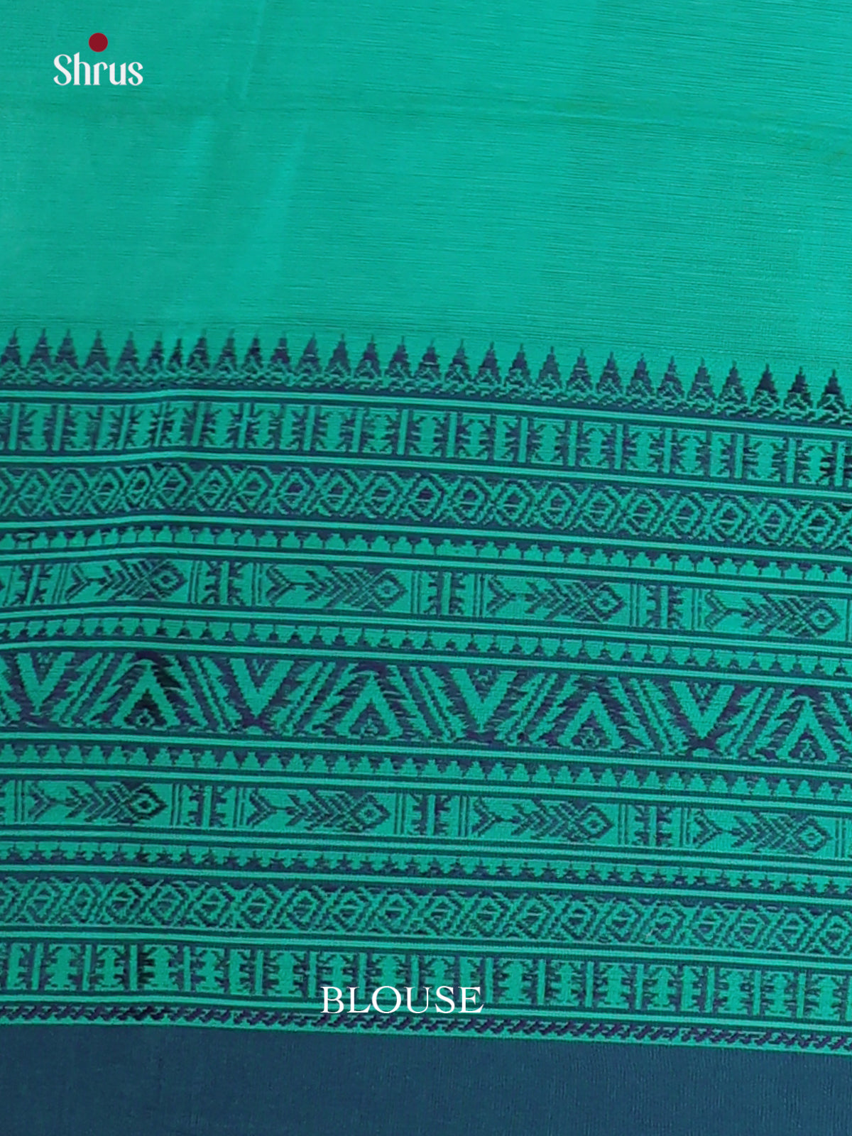 Green & Blue - Bengal cotton Saree - Shop on Shrus.com