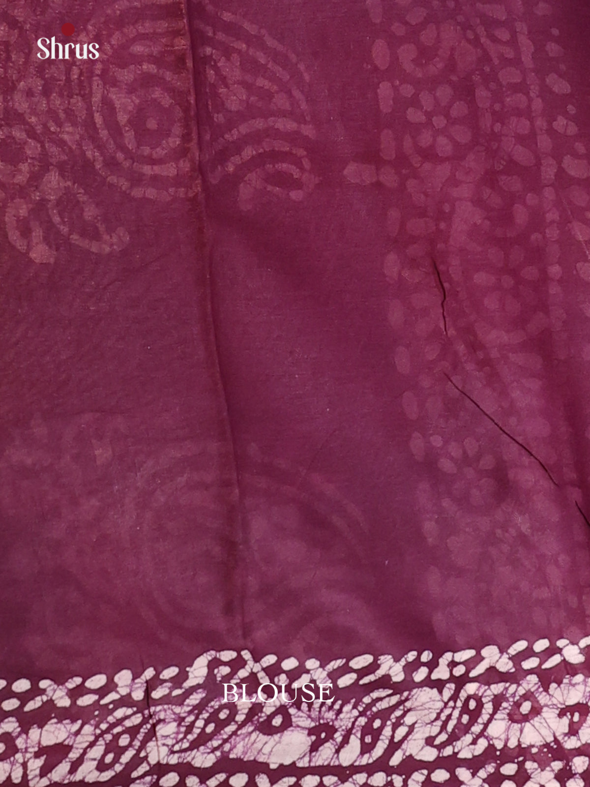 Pink & Purple - Bhatik Saree - Shop on Shrus.com