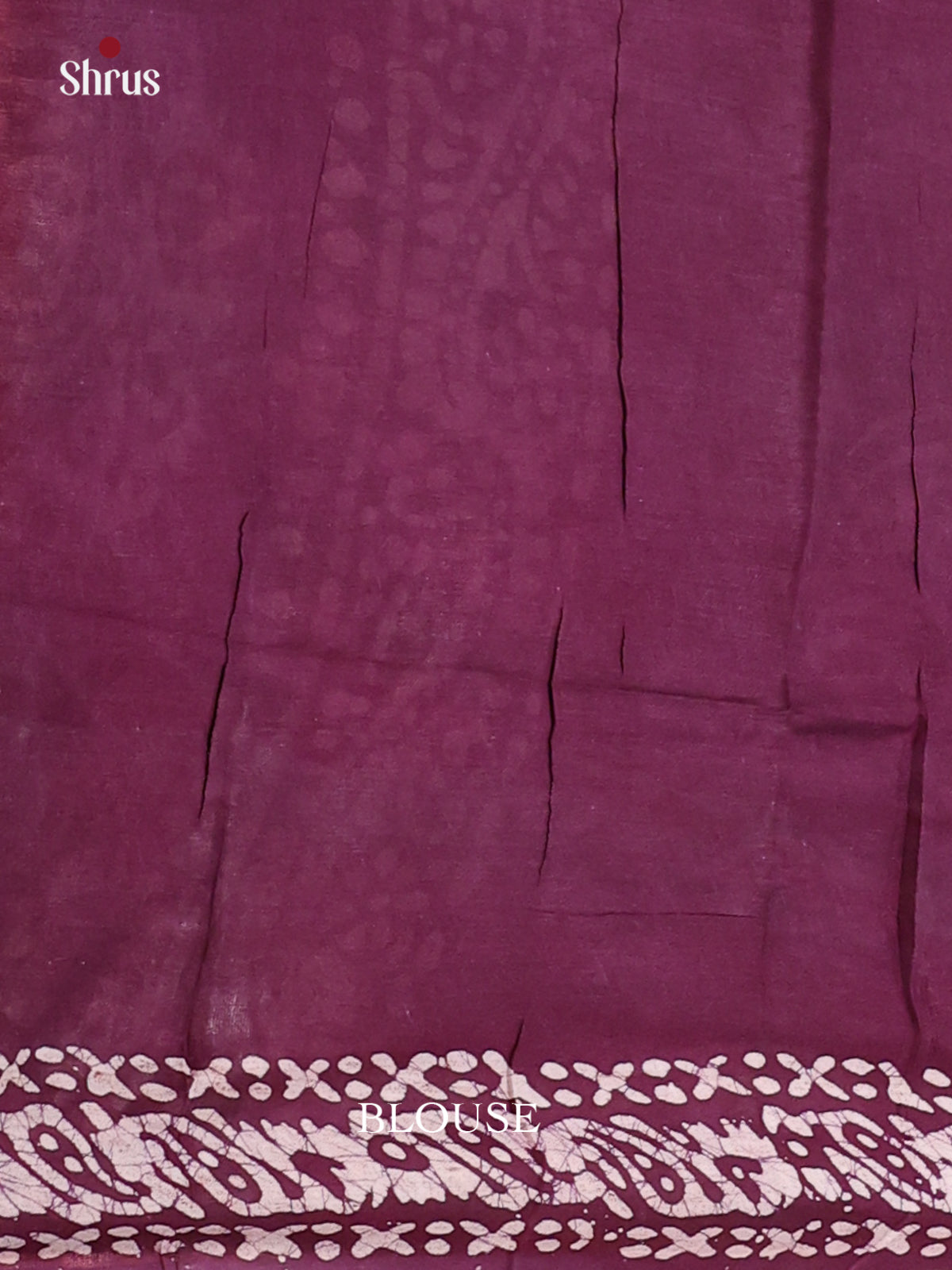 Pink & Purple- Bhatik Saree - Shop on Shrus.com