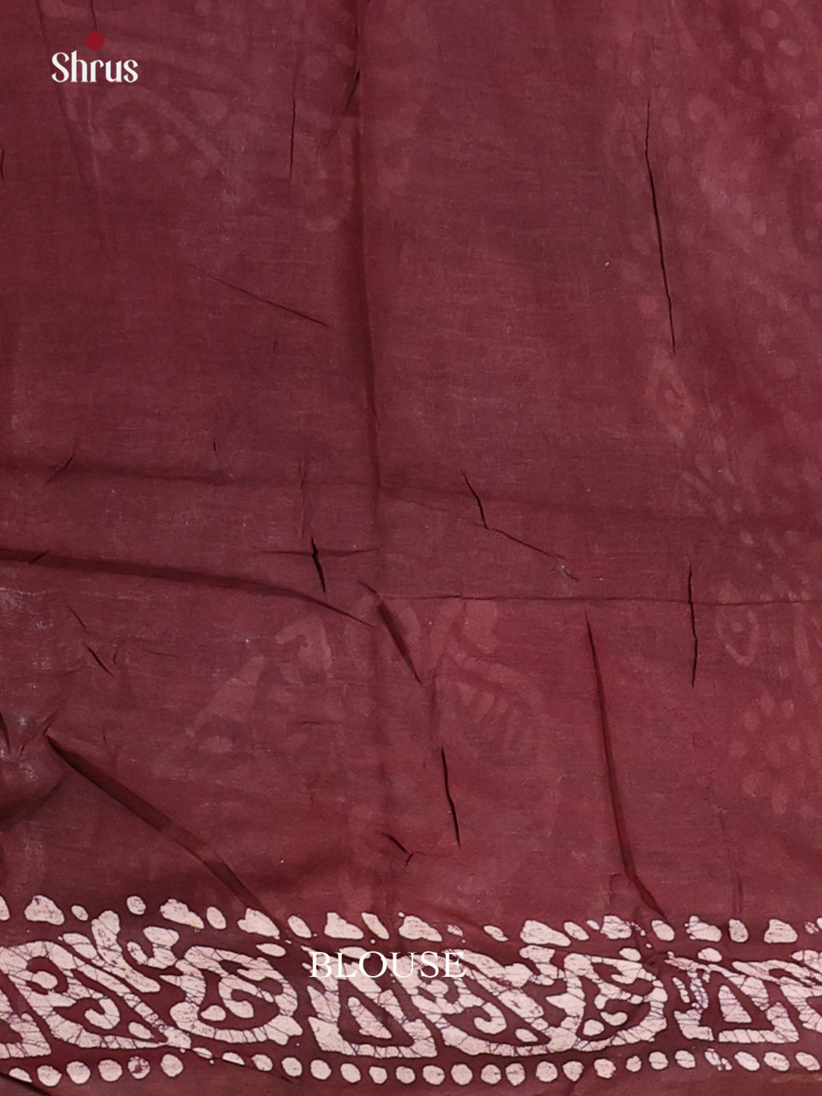 Orange & Brown - Bhatik Saree - Shop on Shrus.com