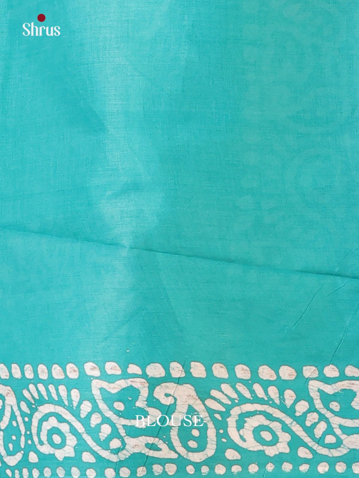 White & Blue - Bhatik Saree - Shop on Shrus.com