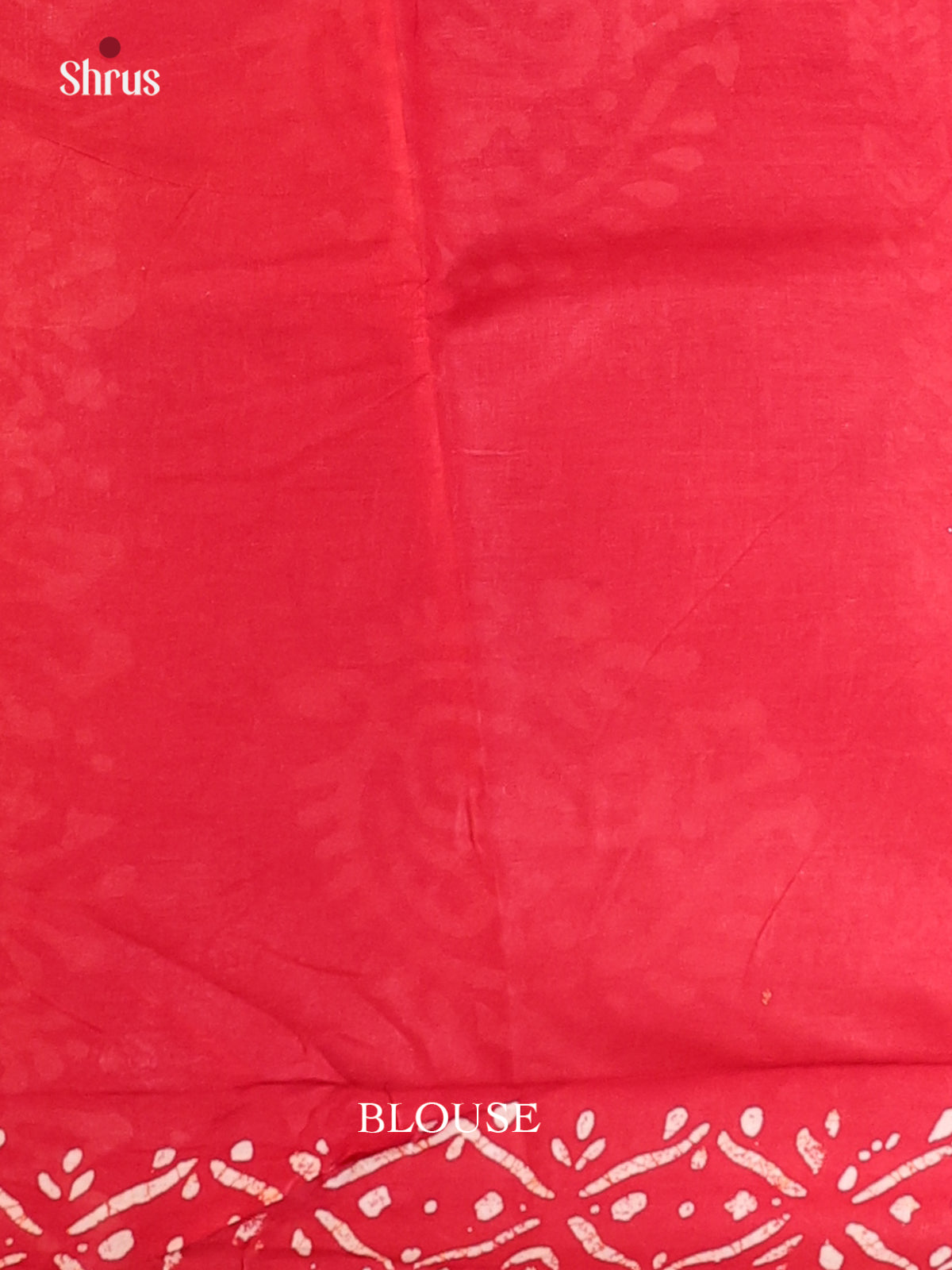 Peach & Red- Bhatik Saree - Shop on Shrus.com