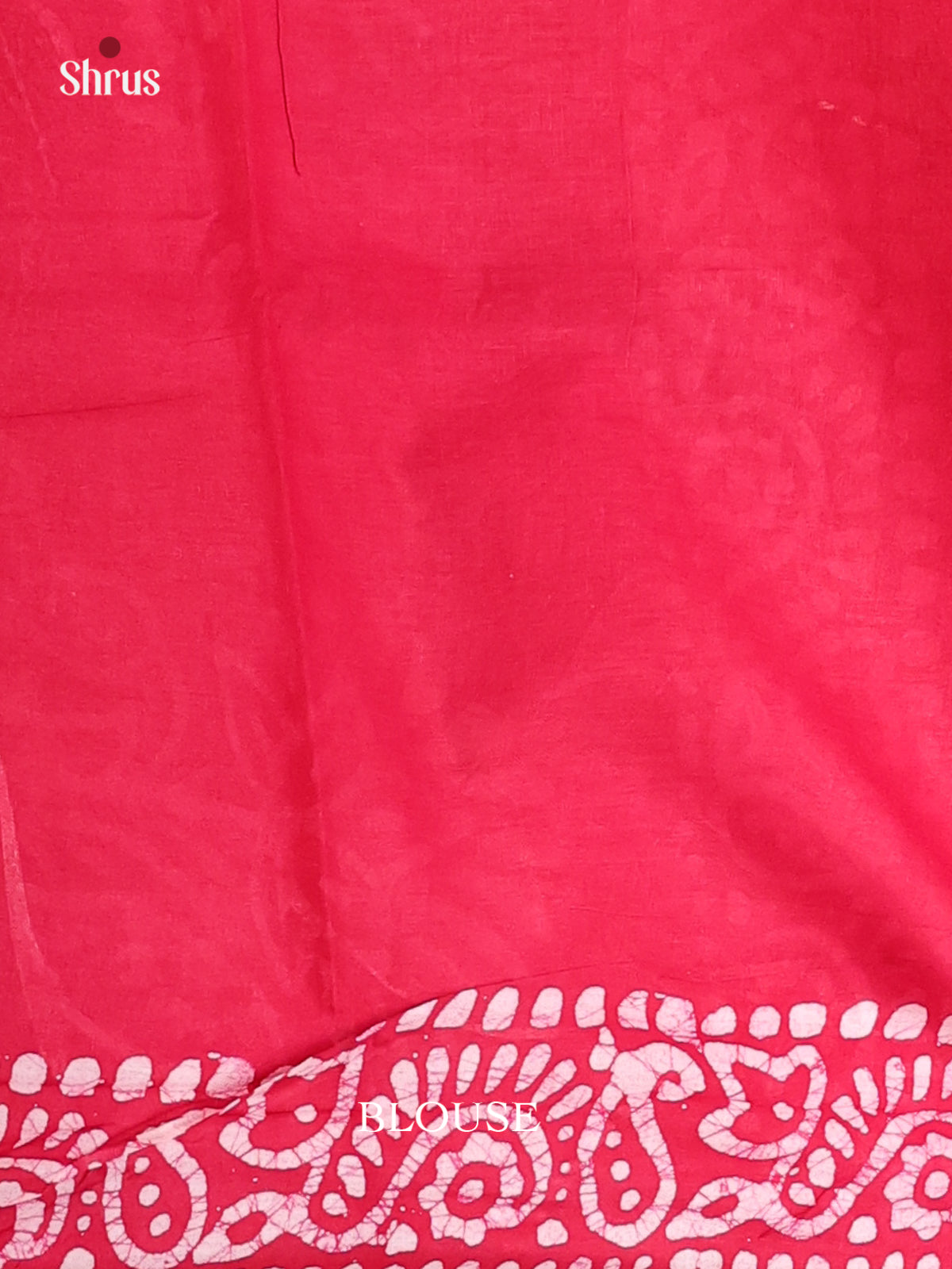White & Pink- Bhatik Saree - Shop on Shrus.com