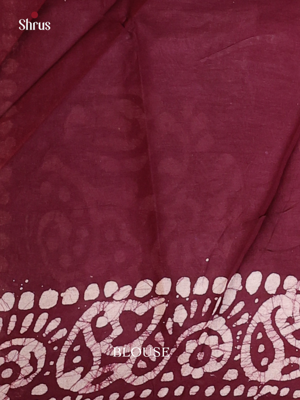 Pink & Maroon - Bhatik Saree - Shop on Shrus.com