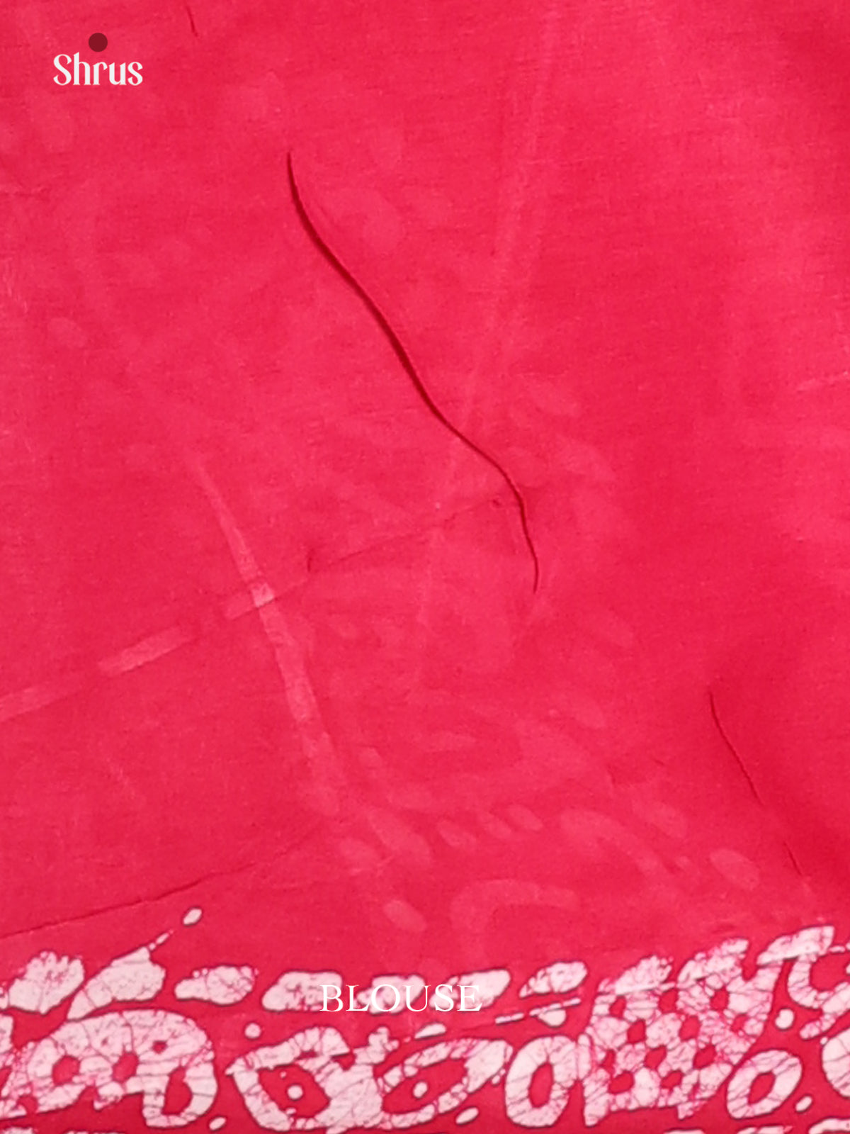White & Pink - Bhatik Saree - Shop on Shrus.com