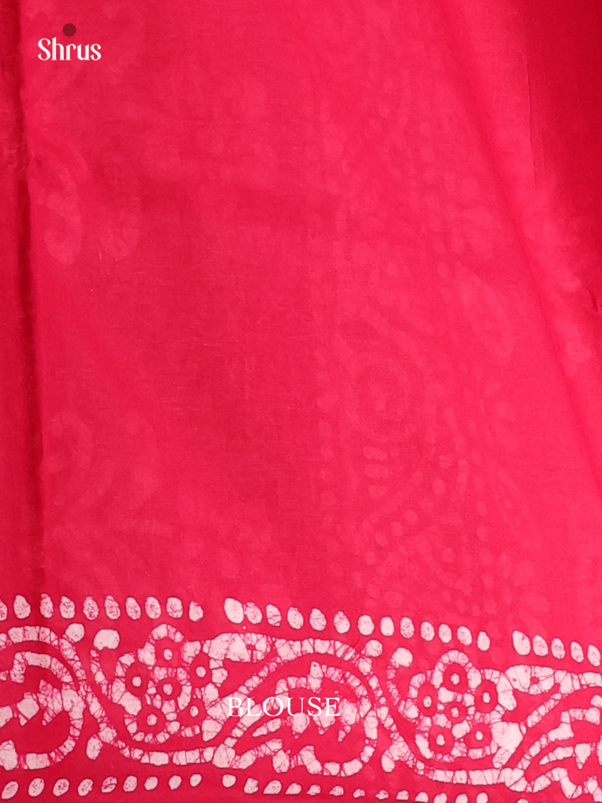 Reddish Pink - Bhatik Saree - Shop on Shrus.com